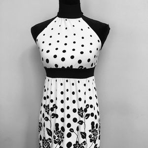 Polka Dot Halter Dress